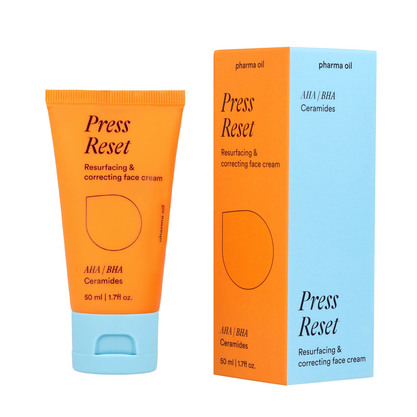 PRESS RESET AHA | BHA & Keramīdu krēms