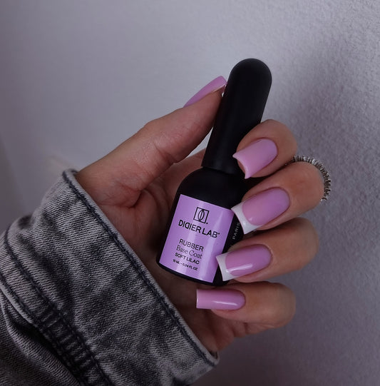 Gēla laka, Rubber base coat, soft lilac , 10ml Bez HEMA&TPO
