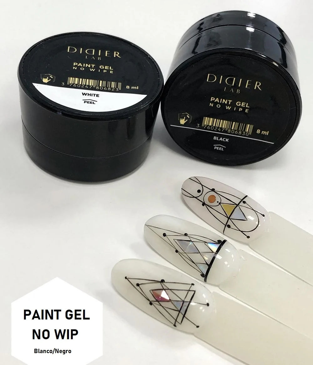 No wipe Paint Gel Didier Lab black 8ml