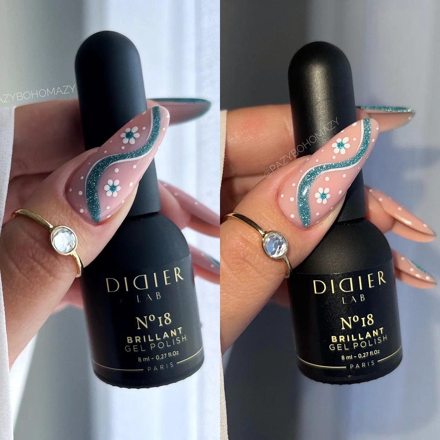 Gēla laka no18, Brillant, "Didier Lab", 8ml