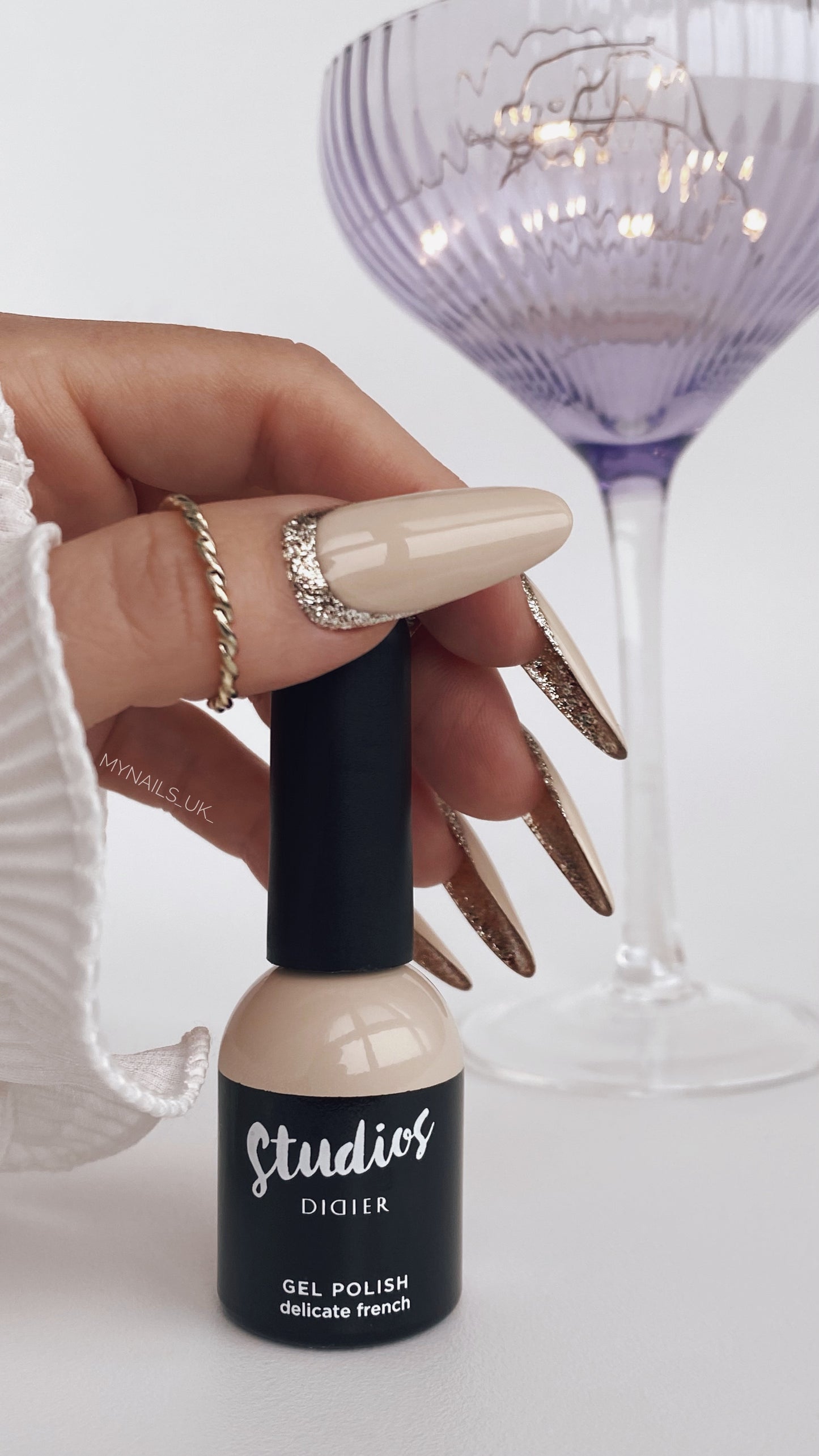 Gēla laka Studios Didier delicate french 8ml Bez HEMA&TPO