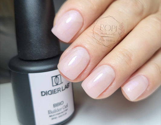 Builder Gel BBIO "Didier Lab" Milky Pink Glitter, 15ml Bez HEMA&TPO