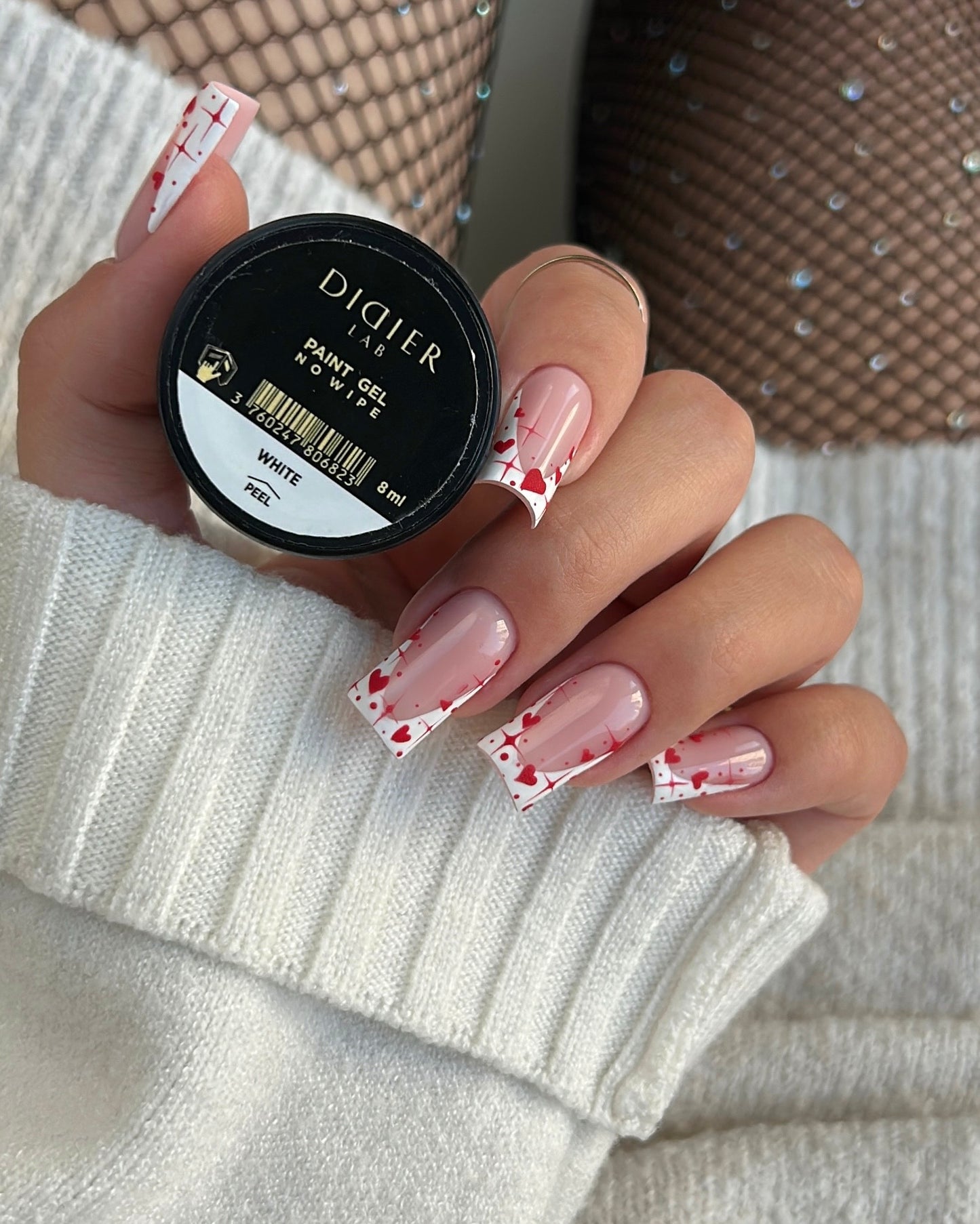 No wipe Paint Gel Didier Lab White Bez HEMA&TPO 8ml