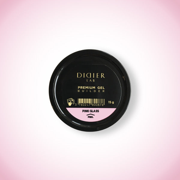 Premium Builder gel Didier Lab Pink Glass 15 g.