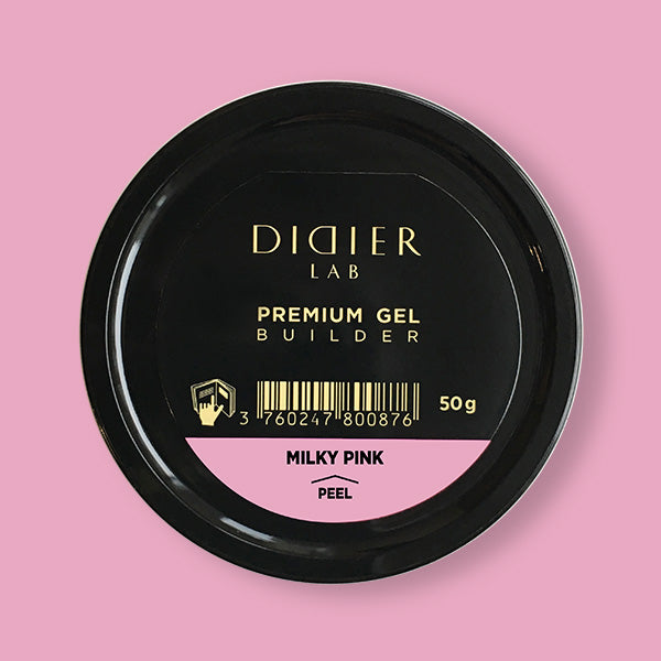 Premium Builder gel Didier Lab Milky Pink 50 g.