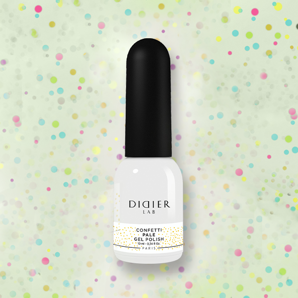 Gēla laka Didier Lab Confetti Pale
