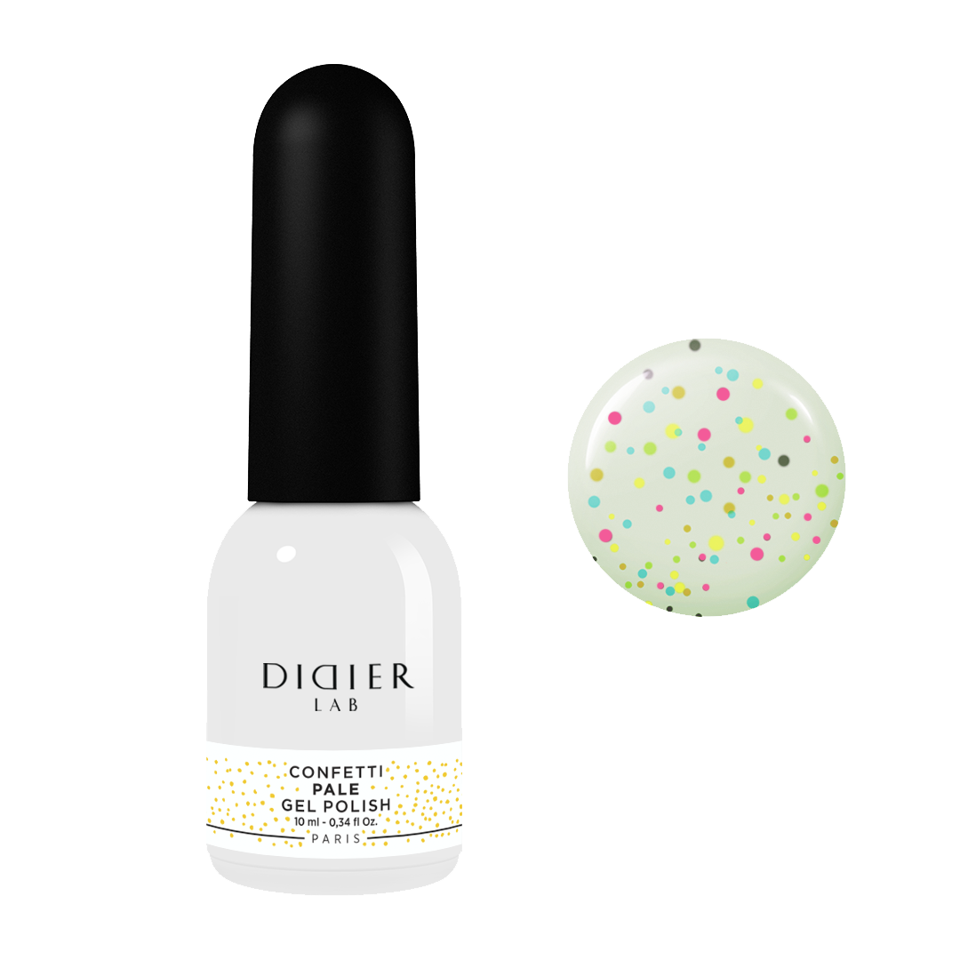 Gēla laka Didier Lab Confetti Pale
