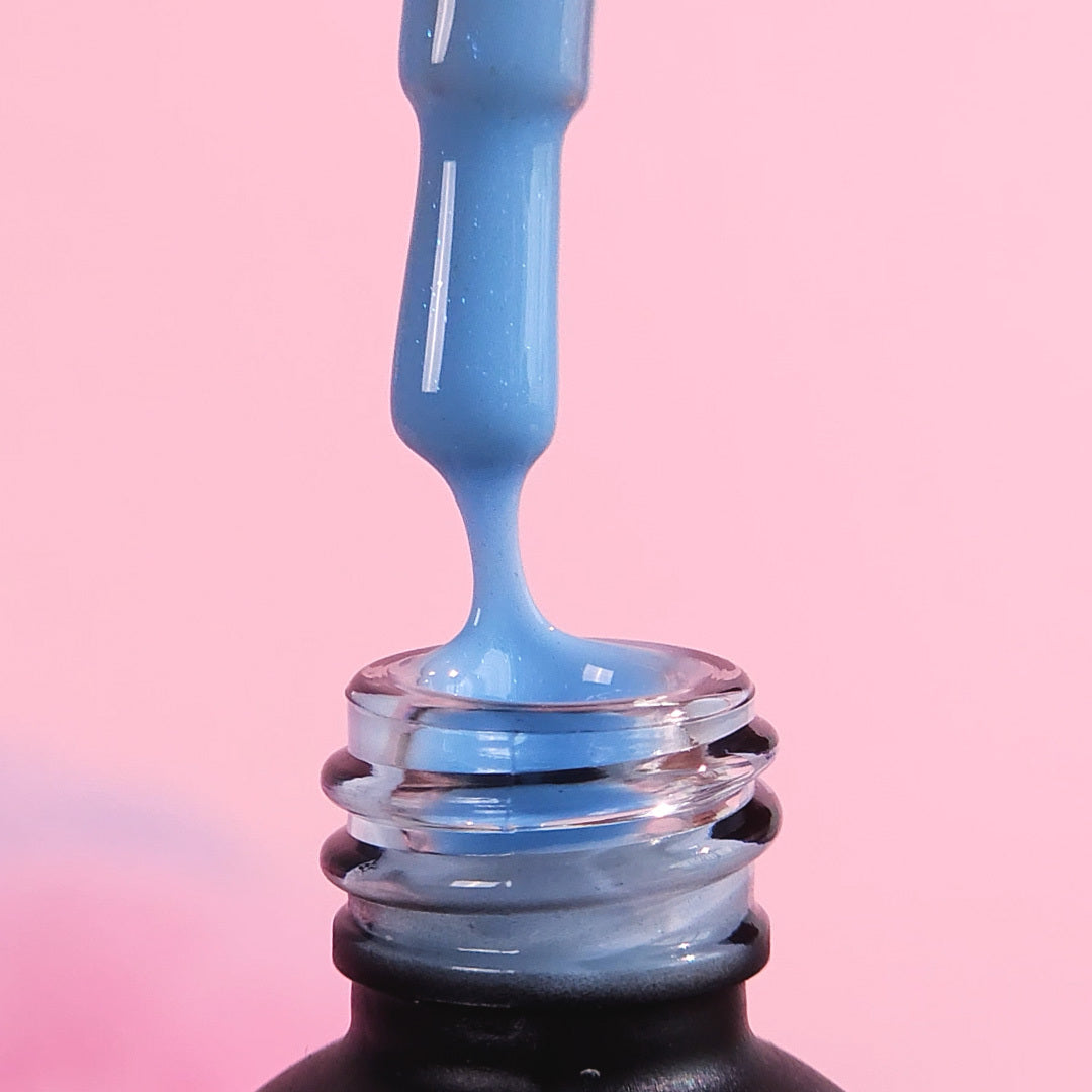 Gēla laka, Rubber base coat, dreamy sky, 10ml Bez HEMA&TPO