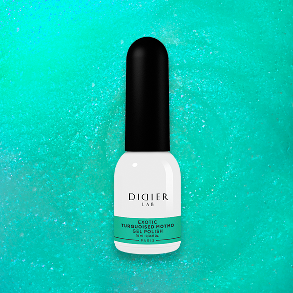 Gēla laka Turquoised Motmo, Exotic, "Didier Lab", 10ml