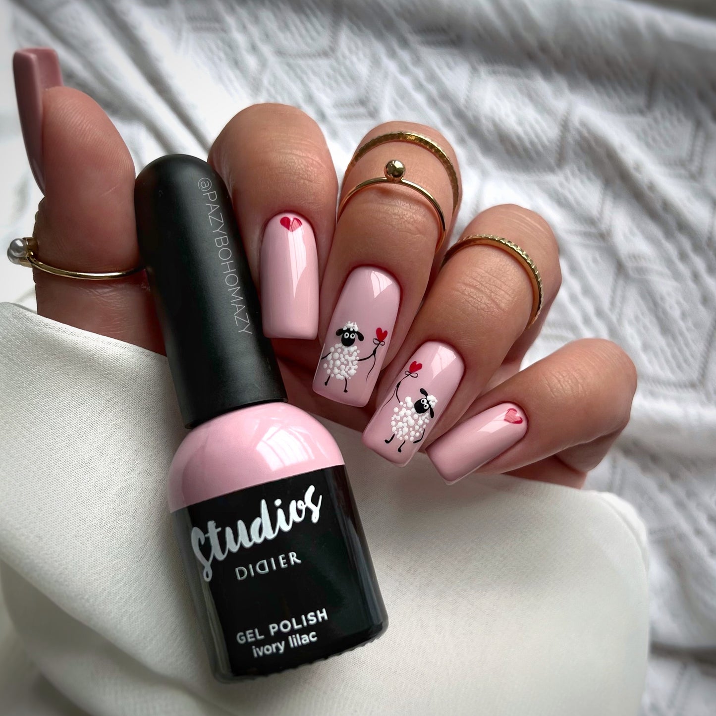 Gēla laka Studios Didier ivory lilac 8ml Bez HEMA&TPO