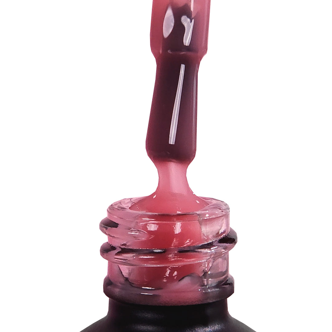 Gēla laka, Rubber base coat, Japanese pink , 10ml Bez HEMA&TPO