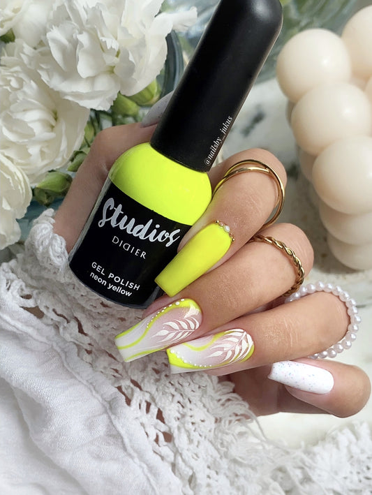 Gēla laka Studios Didier neon yellow 8ml Bez HEMA&TPO
