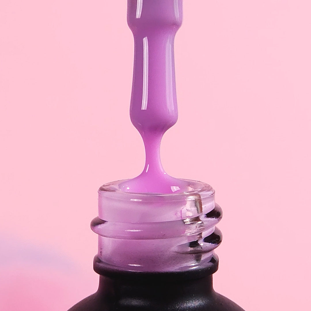 Gēla laka, Rubber base coat, soft lilac , 10ml Bez HEMA&TPO