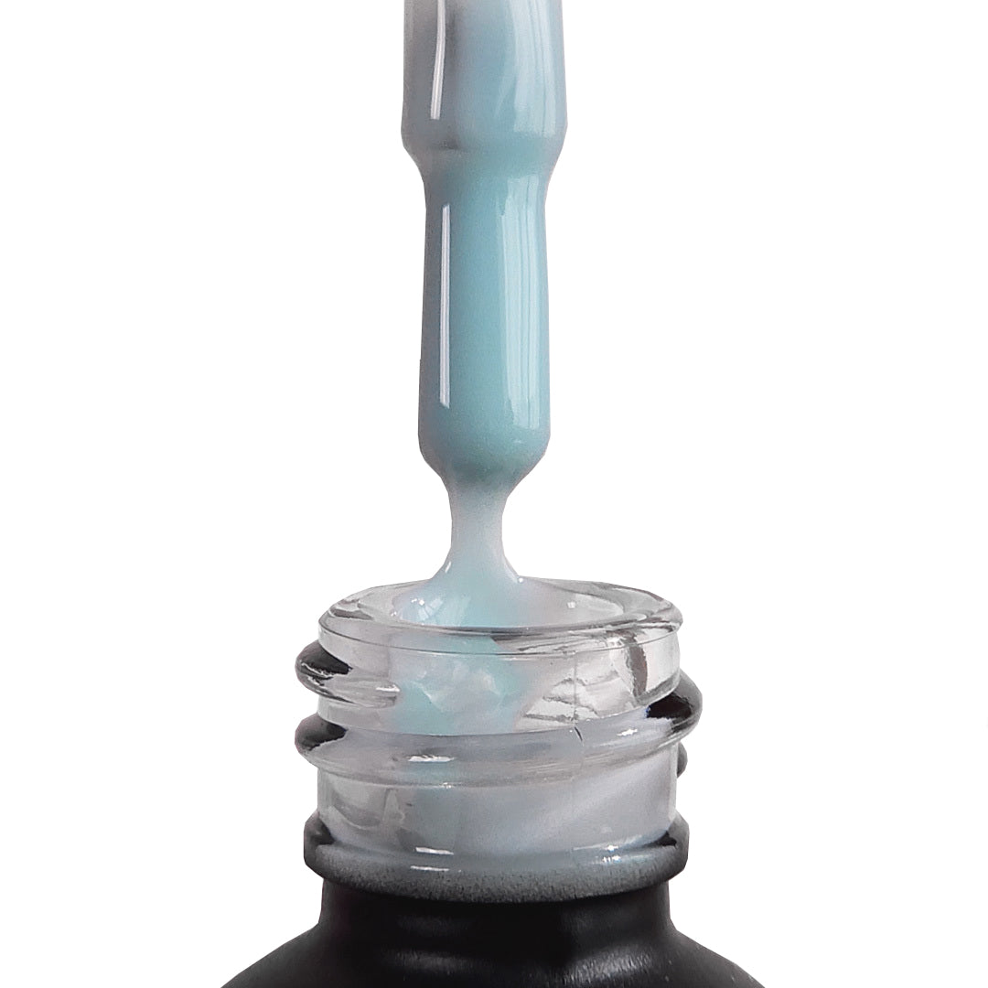 Gēla laka, Rubber base coat, soft mint, 10ml Bez HEMA&TPO
