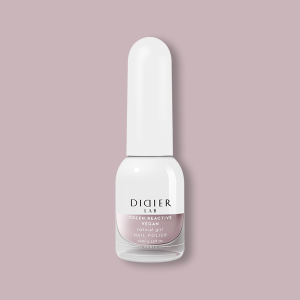 Green reactive, vegāniskā nagu laka "Didier Lab", natural girl, 10ml