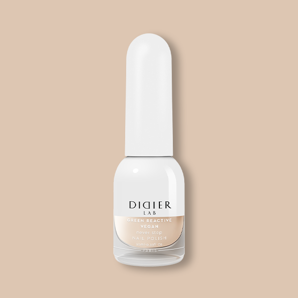 Green reactive, vegāniskā nagu laka "Didier Lab", never stop, 10ml