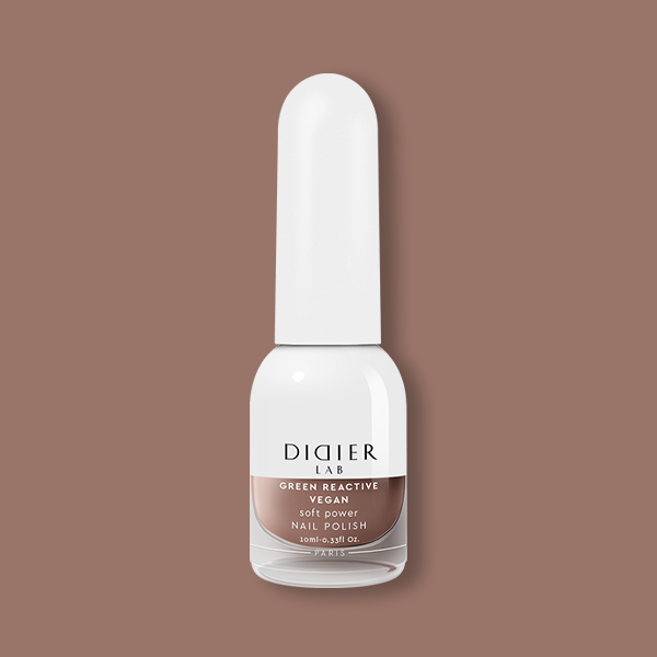 Green reactive, vegāniskā nagu laka "Didier Lab", soft power, 10ml