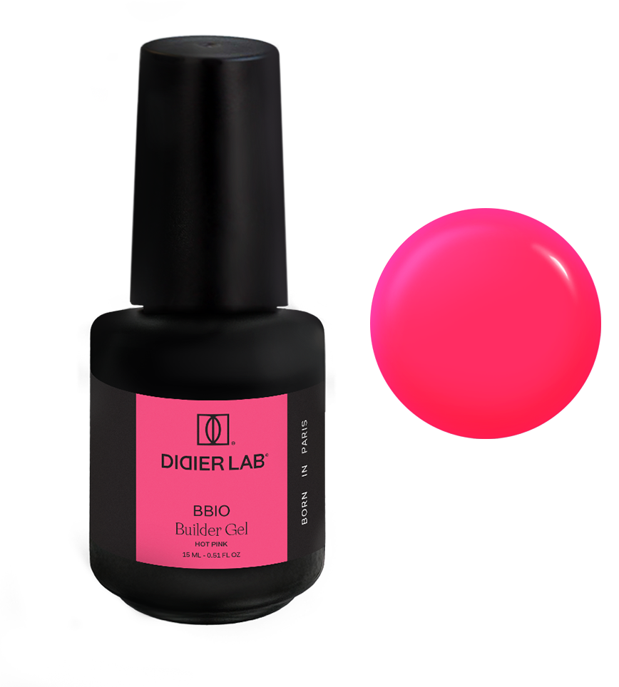 Builder Gel BBIO "Didier Lab" Hot Pink, 15ml Bez HEMA&TPO