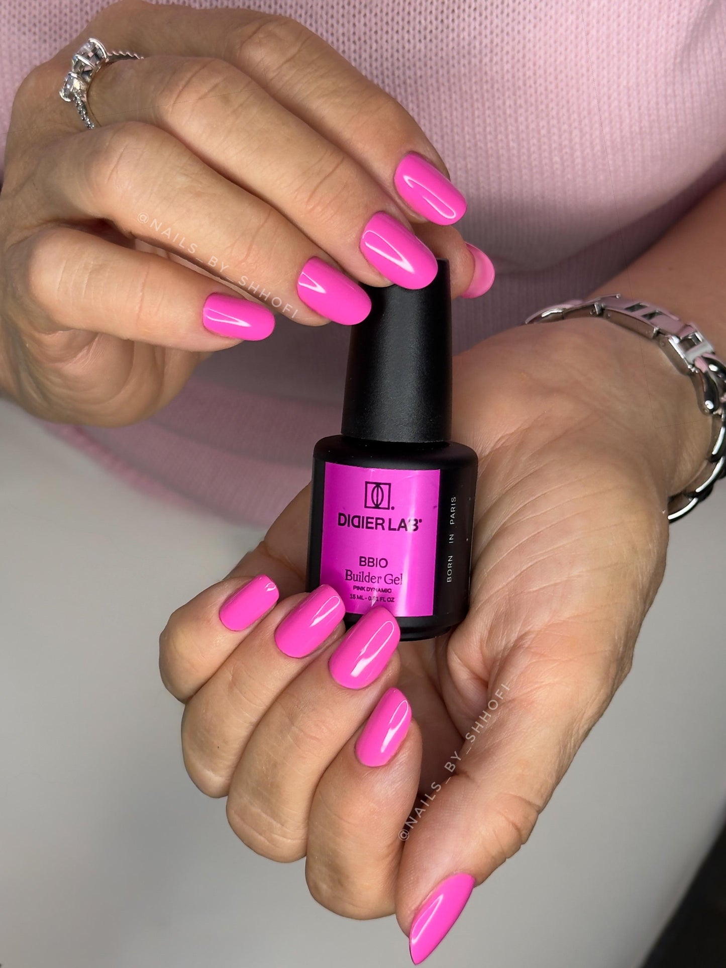 Builder Gel BBIO "Didier Lab" Pink Dynamic, 15ml Bez HEMA&TPO