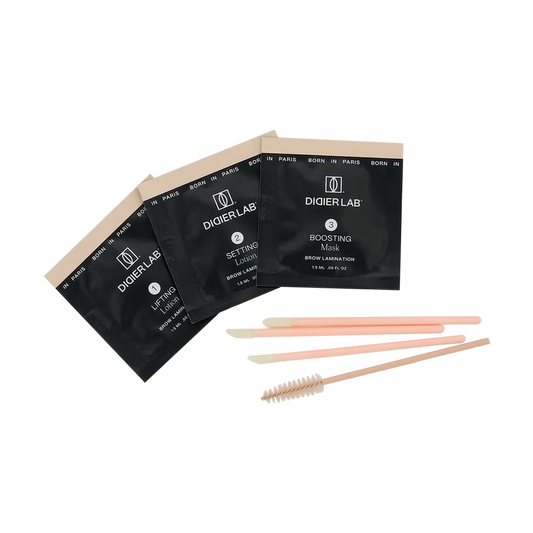 Reģeneratīvās uzacu laminēšanas komplekts cisteamīna HCL 3x1 gab. x 1,5 ml