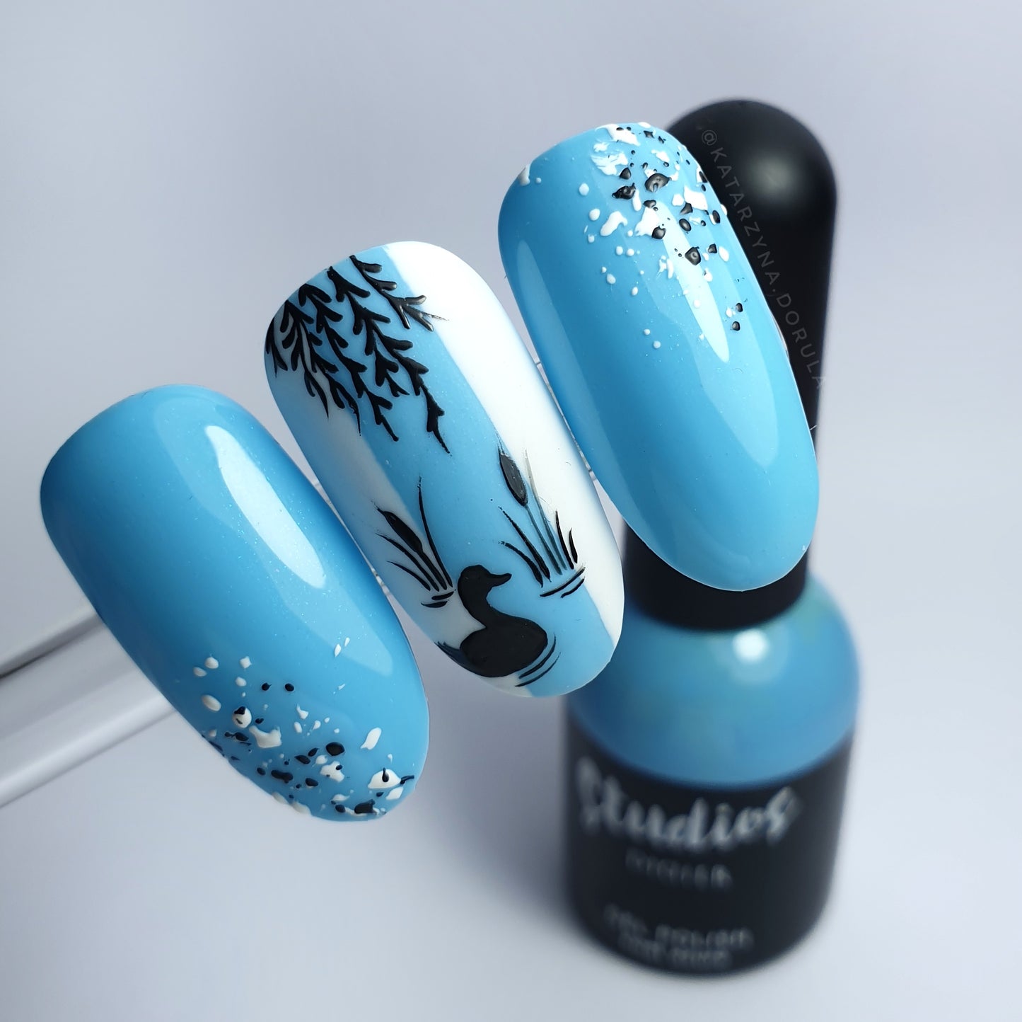 Gēla laka Studios Didier coat azure 8ml Bez HEMA&TPO
