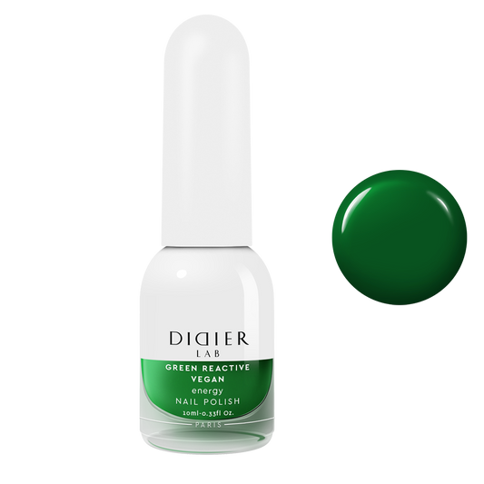 Green reactive, vegāniskā nagu laka "Didier Lab", energy, 10ml