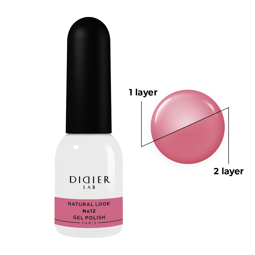 Gēla laka Didier Lab Natural Look No12