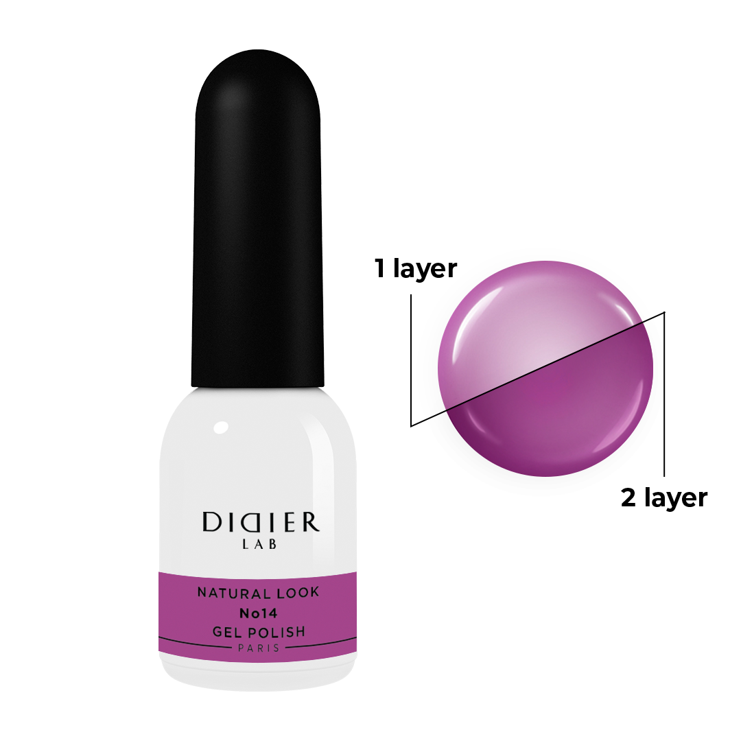 Gēla laka Didier Lab Natural Look No14