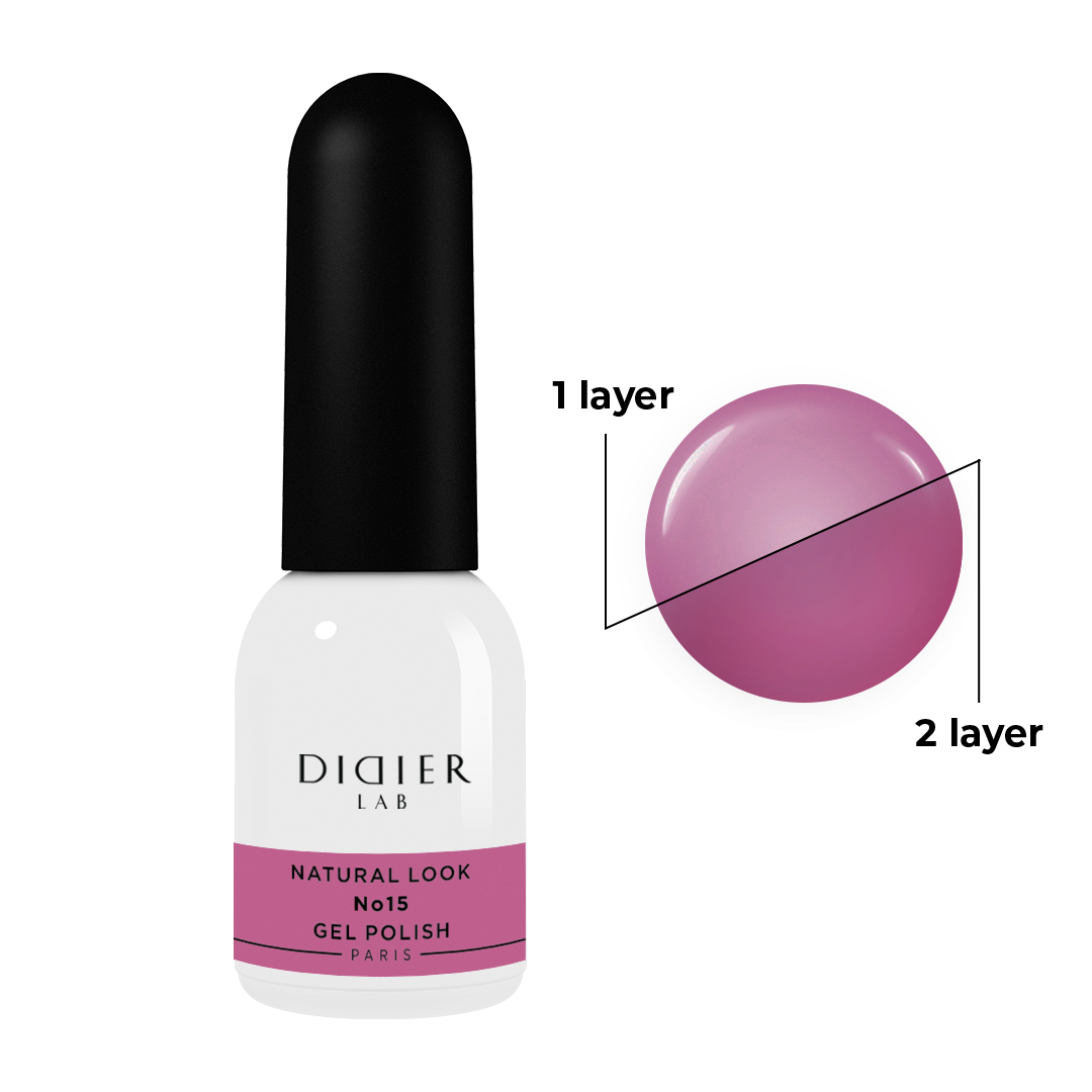 Gēla laka Didier Lab Natural Look No15 Bez HEMA