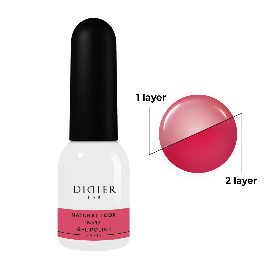 Gēla laka Didier Lab Natural Look No17