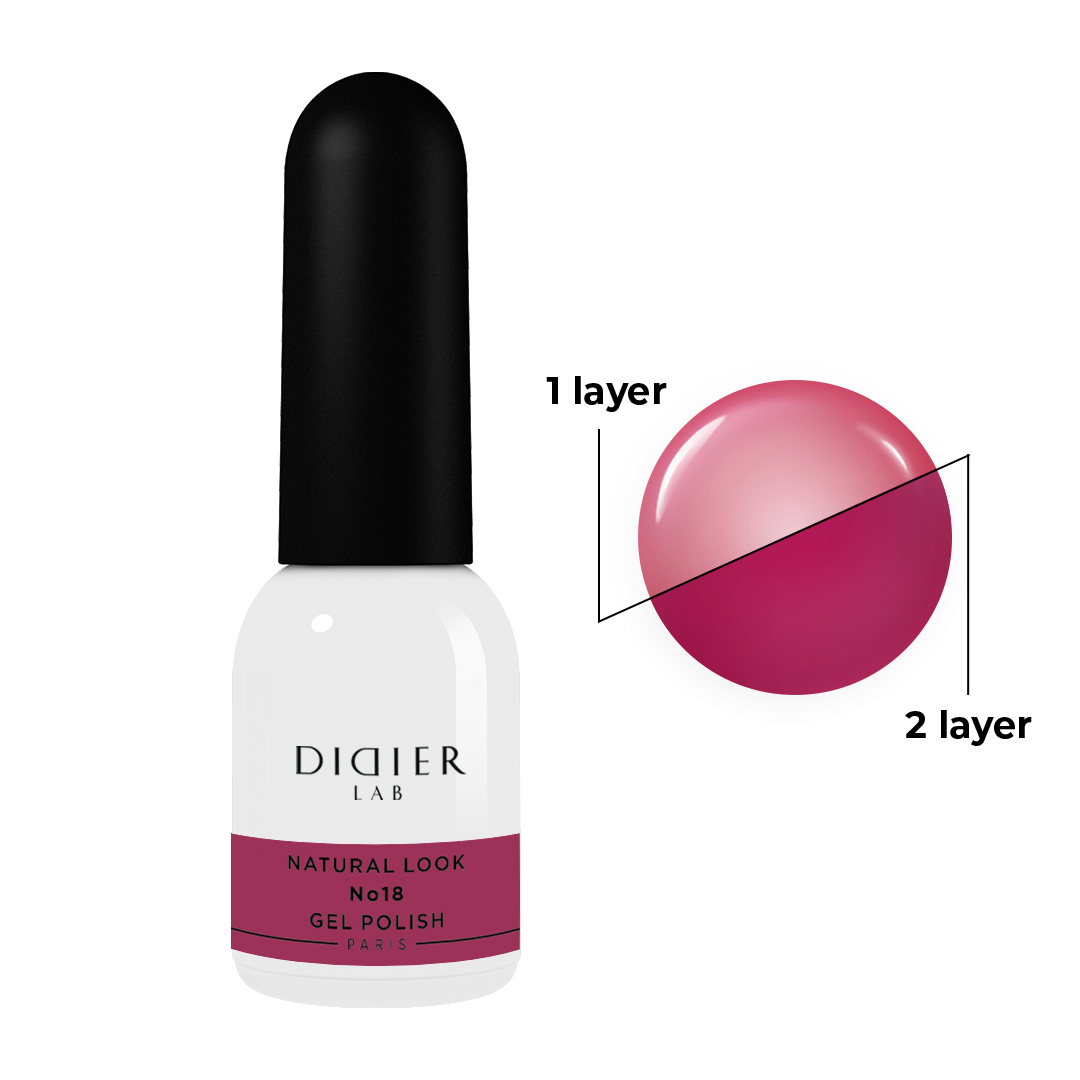 Gēla laka Didier Lab Natural Look No18