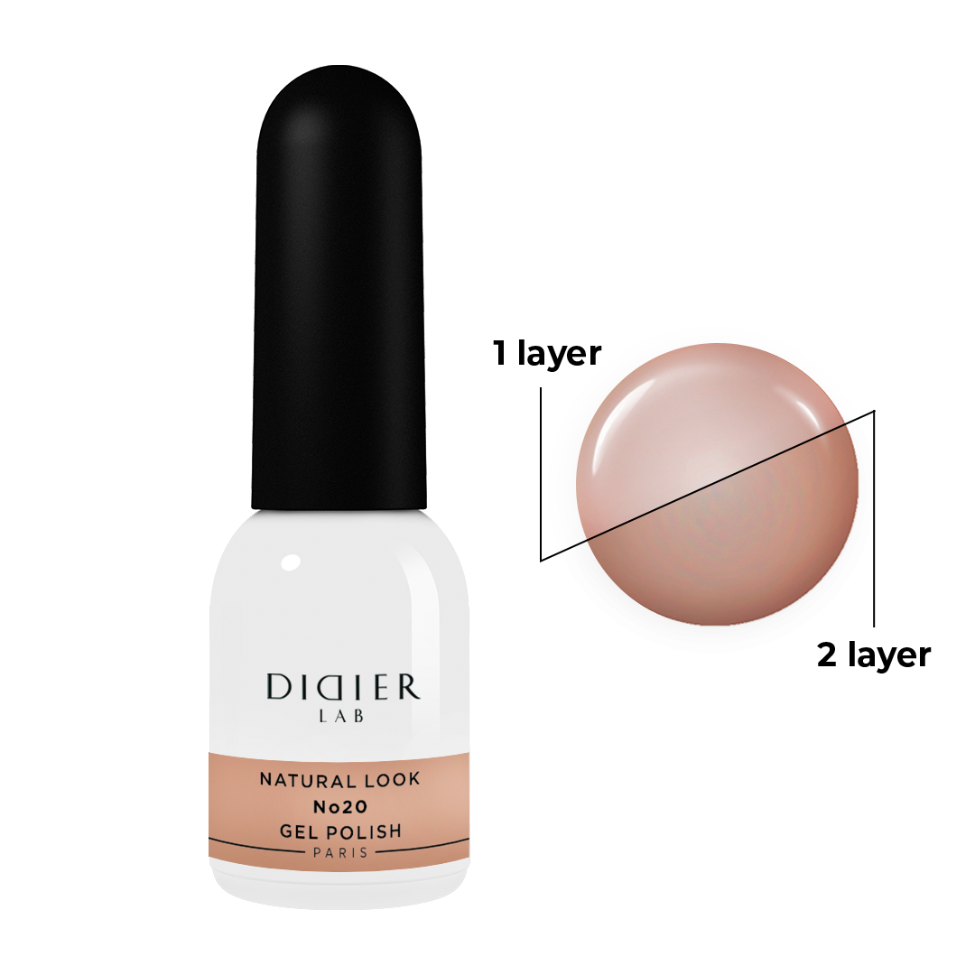 Gēla laka Didier Lab Natural Look No20 Bez HEMA&TPO