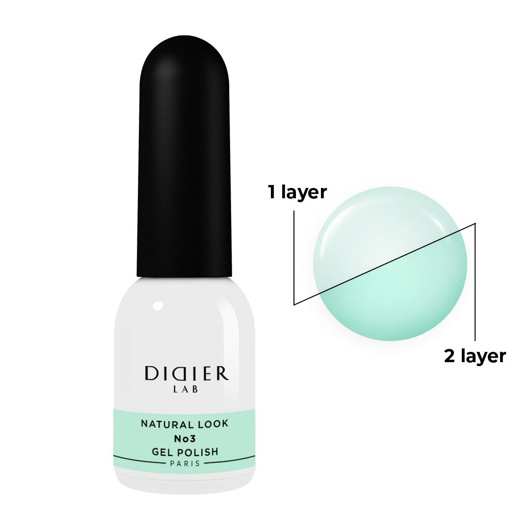 Gēla laka Didier Lab Natural Look No3