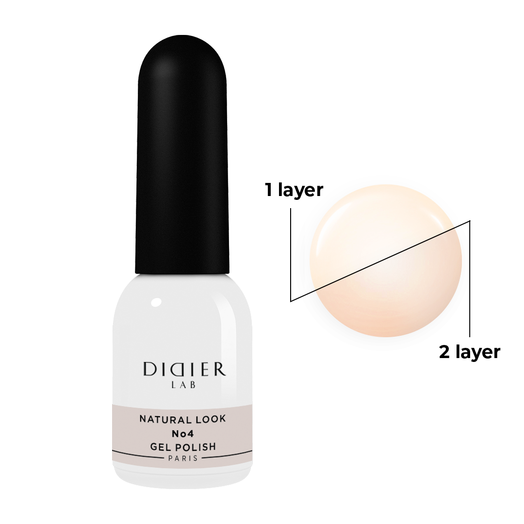 Gēla laka Didier Lab Natural Look No4