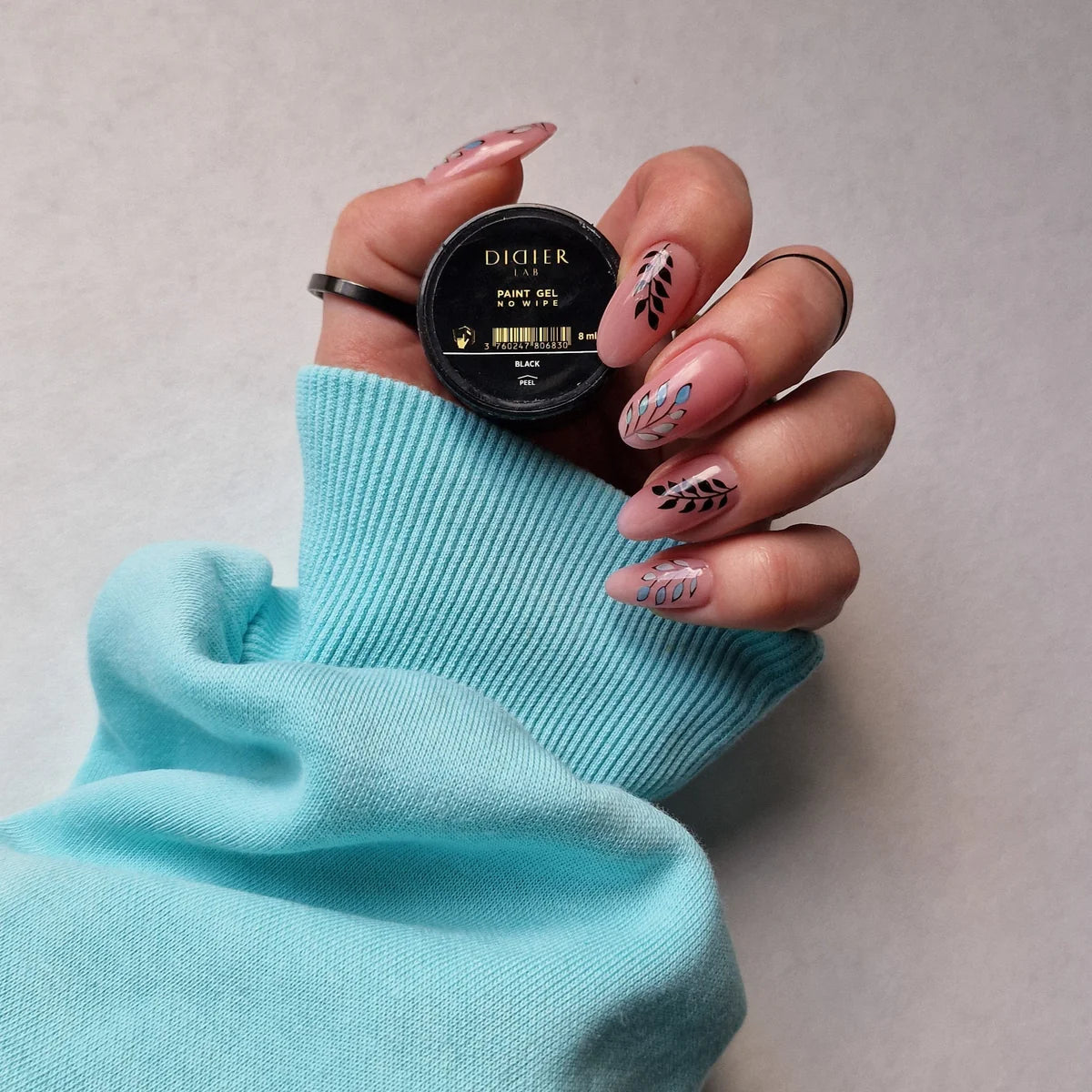 No wipe Paint Gel Didier Lab black 8ml