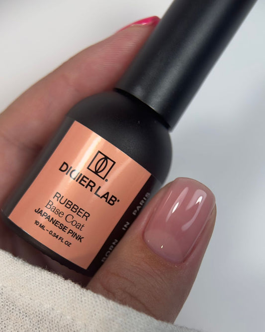 Gēla laka, Rubber base coat, Japanese nude , 10ml Bez HEMA&TPO