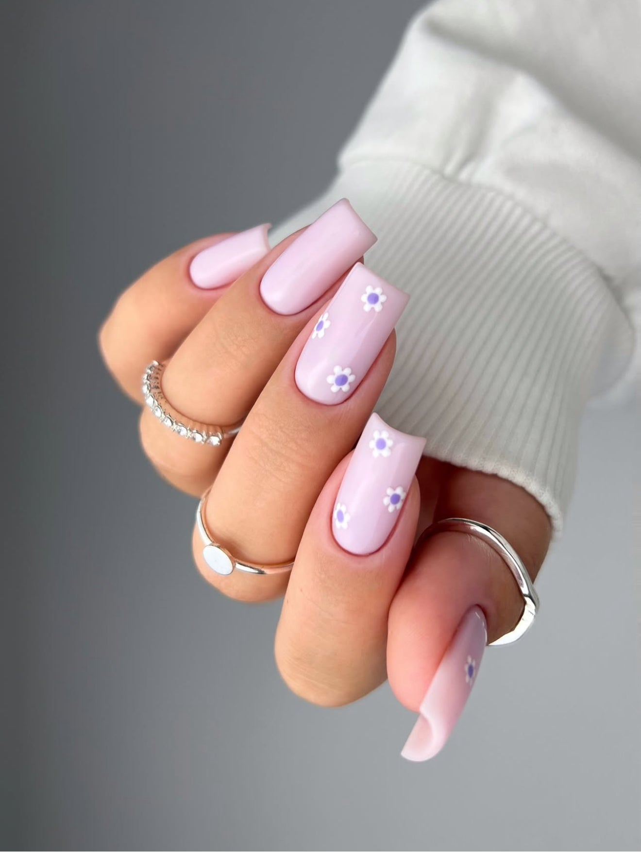 Gēla laka, Rubber base coat, icy lilac , 10ml Bez HEMA&TPO