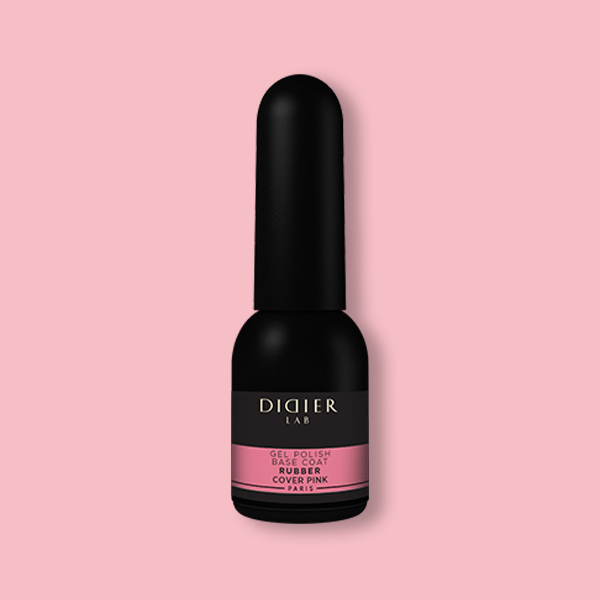 Gēla lakas Rubber base coat cover pink 10ml Bez HEMA&TPO
