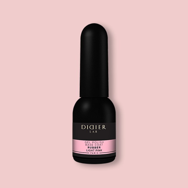 Gēla lakas Rubber base coat light pink 10ml