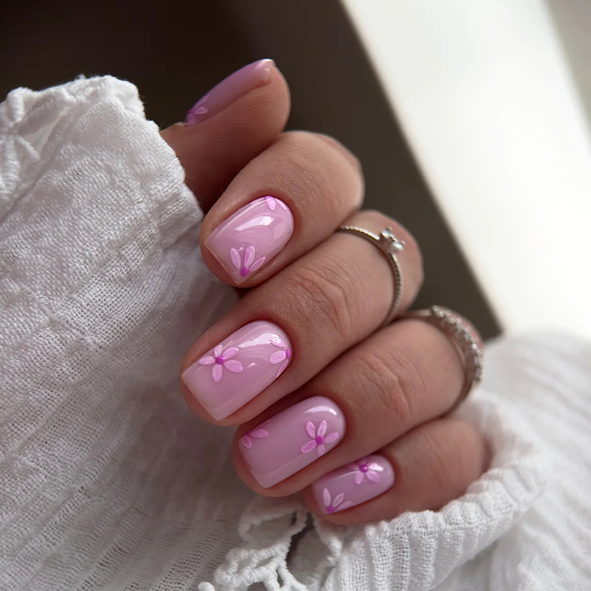 Gēla laka, Rubber base coat, soft lilac , 10ml Bez HEMA&TPO
