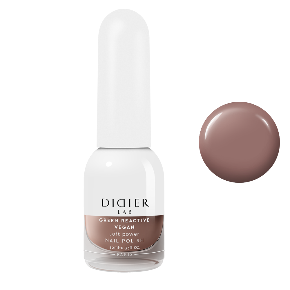 Green reactive, vegāniskā nagu laka "Didier Lab", soft power, 10ml