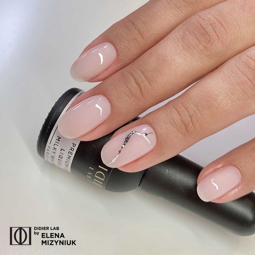 Komplekts ar Liquid Gel Milky White