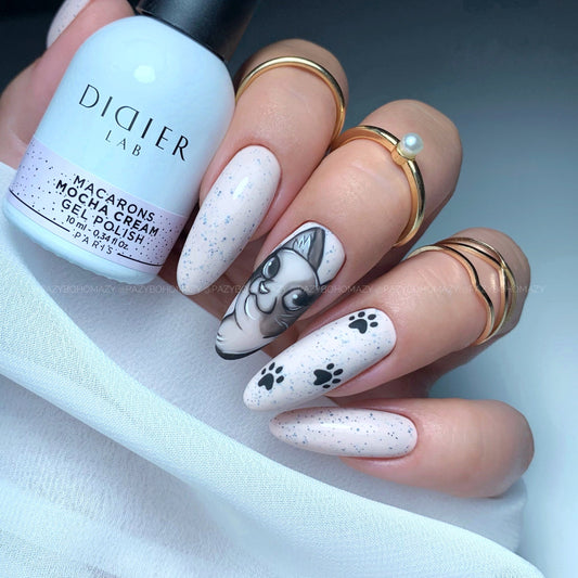 Gēla laka Didier Lab Macarons Mocha Cream 10ml Bez HEMA&TPO