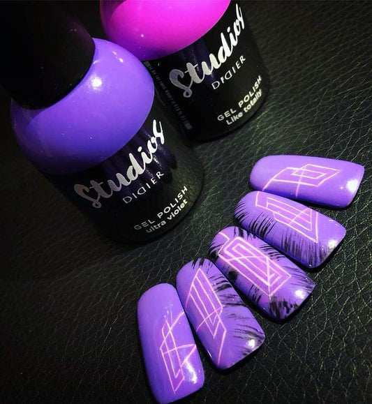 Gēla laka Studios Didier Ultra Violet 8ml Bez HEMA&TPO