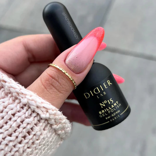 Gēla laka no15, Brillant, "Didier Lab", 8ml