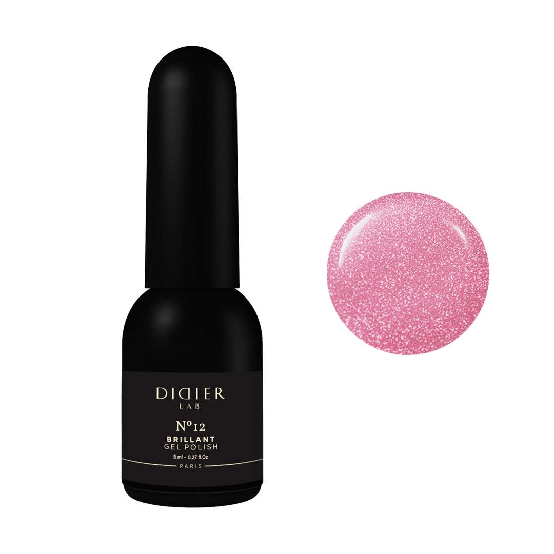 Gēla laka no12, Brillant, "Didier Lab", 8ml