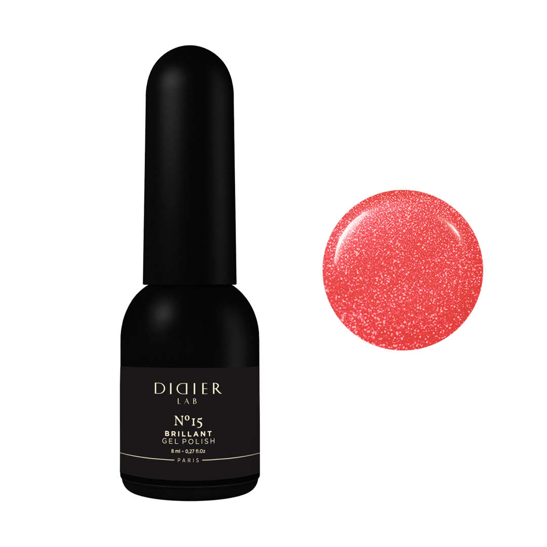 Gēla laka no15, Brillant, "Didier Lab", 8ml
