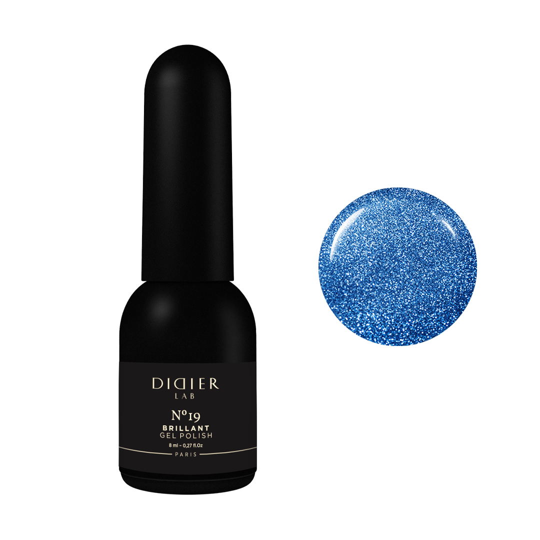 Gēla laka no19, Brillant, "Didier Lab", 8ml