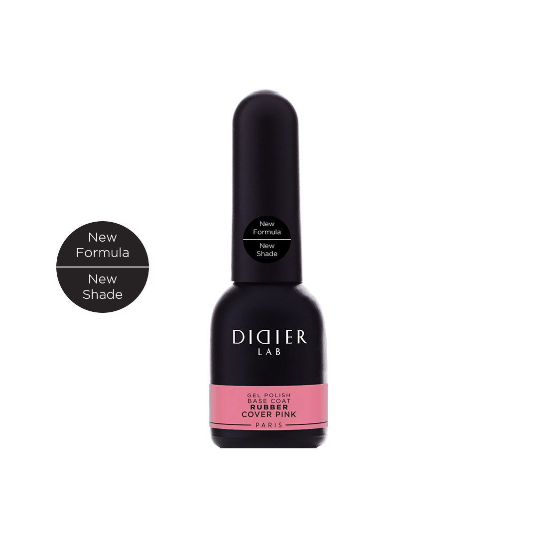 Gēla lakas Rubber base coat cover pink 10ml Bez HEMA&TPO