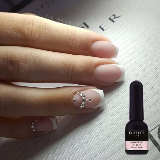 Komplekts ar Liquid Gel Milky Pink